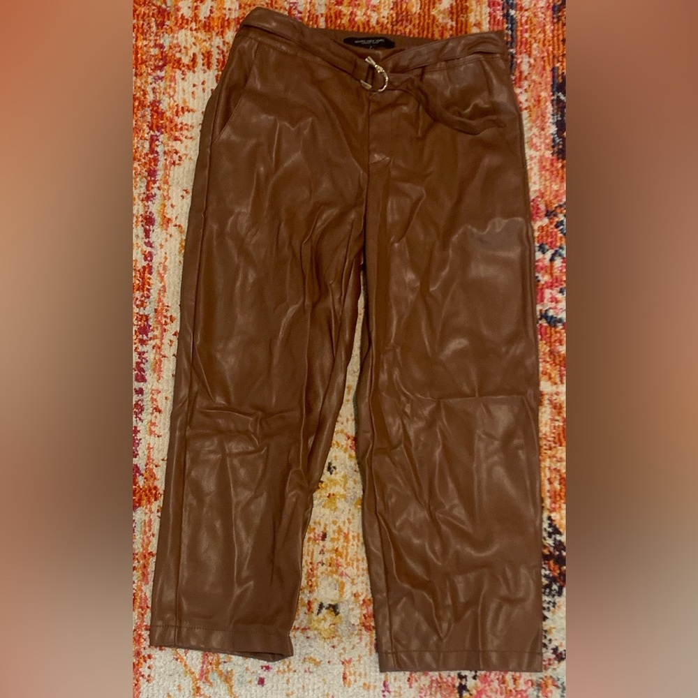 Marc New York Faux Leather Pants (Sz 2)